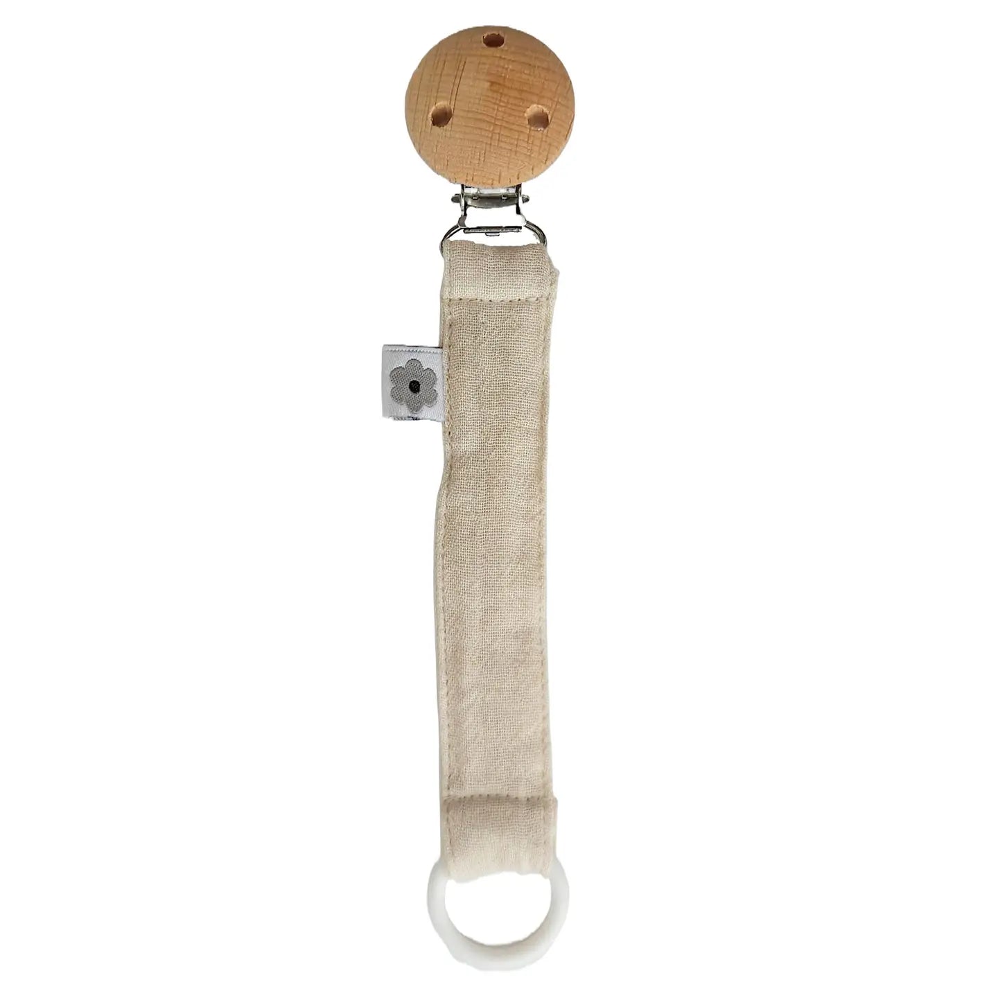 Clip per Ciuccio in Mussola di Cotone Biologico