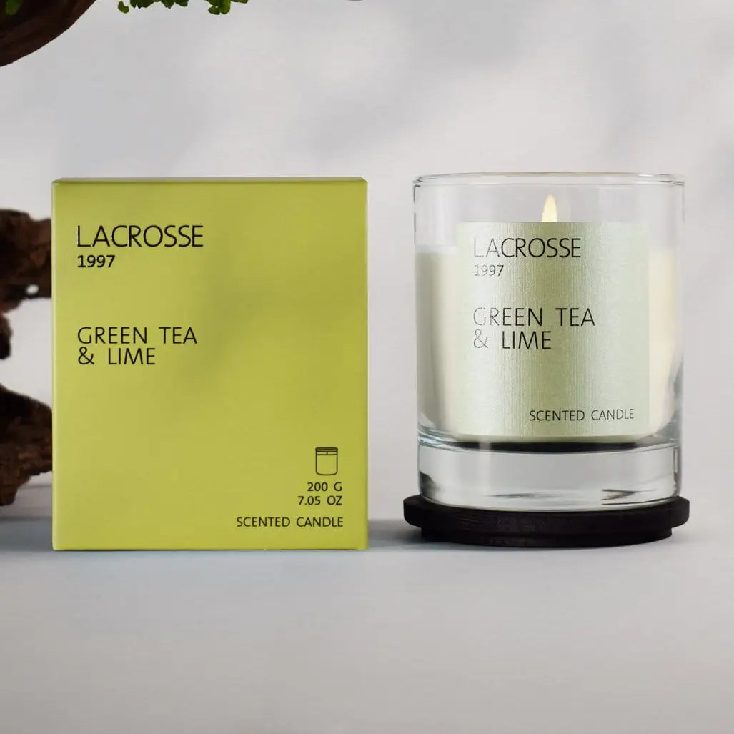 Candela in Cera Vegetale “Green Tea & Lime”