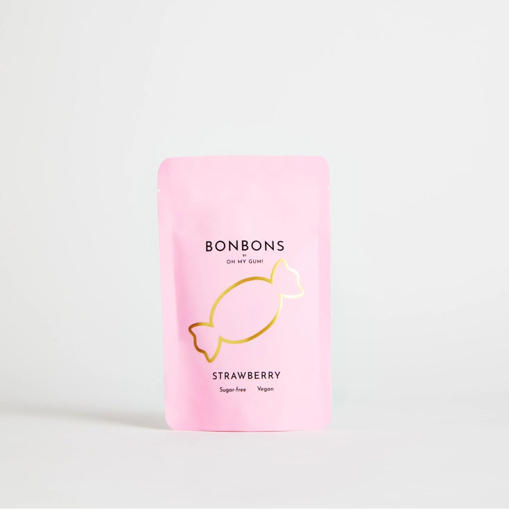 Bonbon alla Fragola - Caramelle Dure Senza Zucchero | Vegano