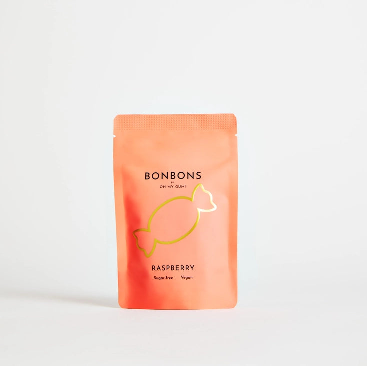 Bonbon ai Lamponi - Caramelle Dure Senza Zucchero | Vegano