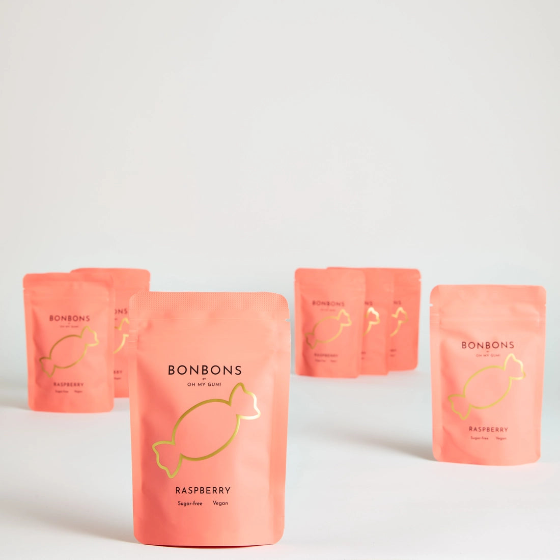 Bonbon ai Lamponi - Caramelle Dure Senza Zucchero | Vegano